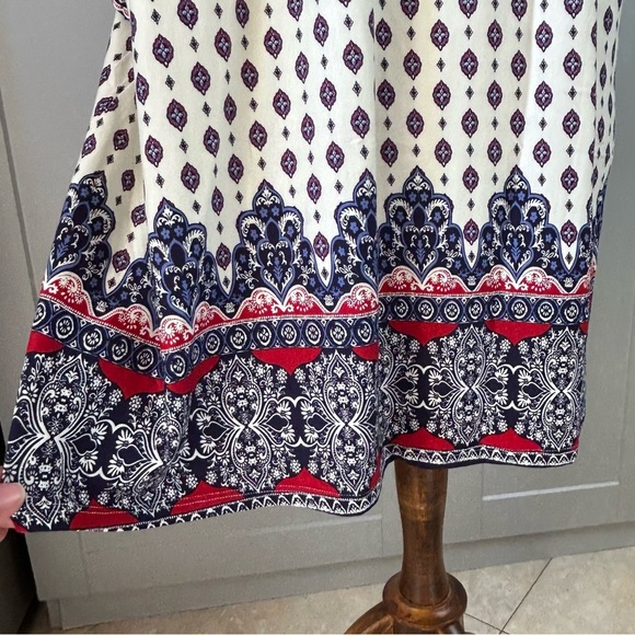 NWT One World Live and Let Live Women’s XXL Short Sleeve Tunic Top Boho Hippie - Picture 7 of 10